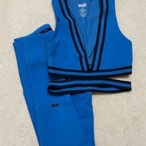 Solid and Striped activewear gym workout set
